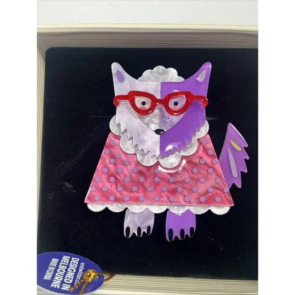 Erstwilder w/Pete Cromer Fairy Tales Brooch That's Not Grandma - Picture 2 of 5